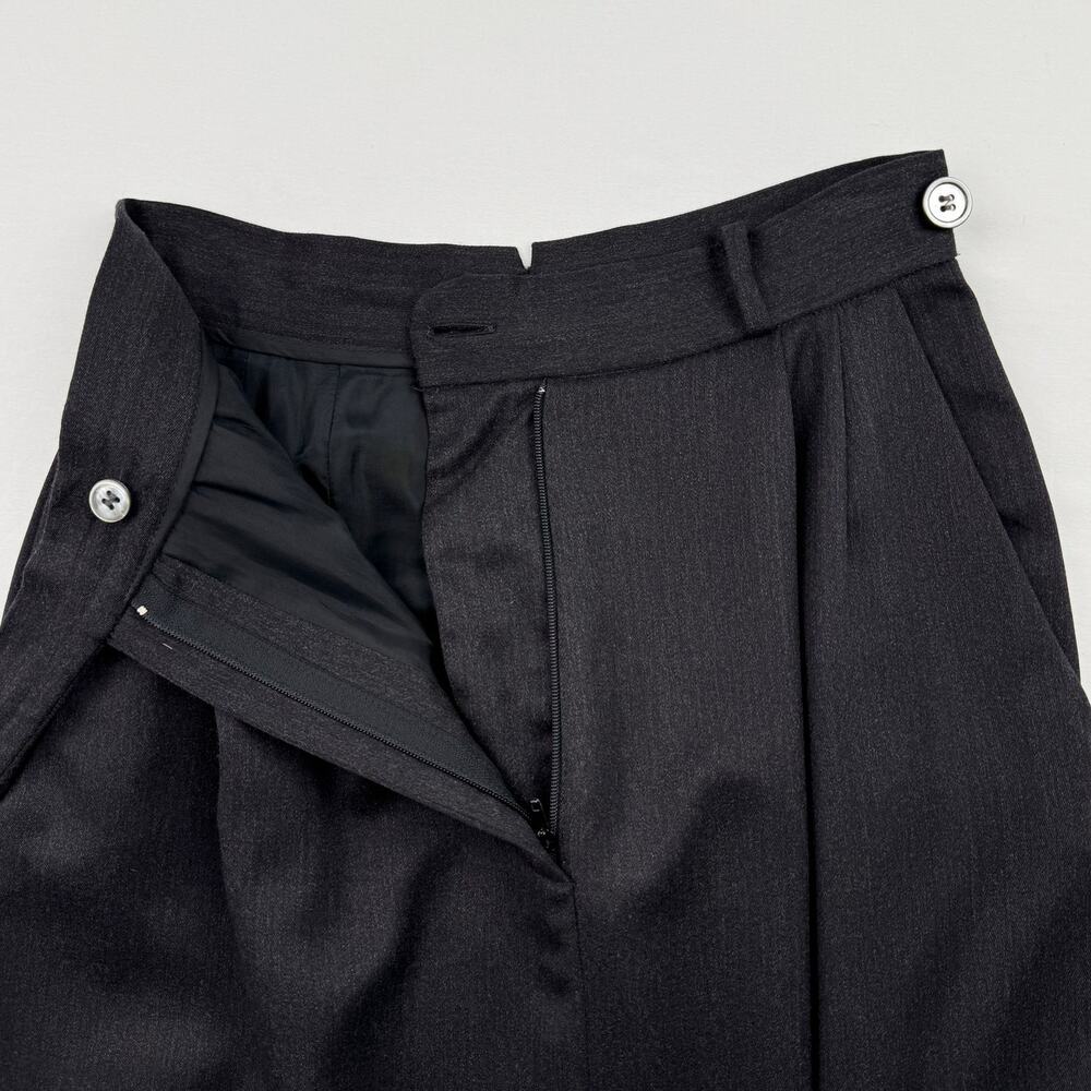 Vintage 70s-80s Perry Ellis 100% Virgin Wool Maxi Skirt Italian Made Tailored 4 - Picture 5 of 7